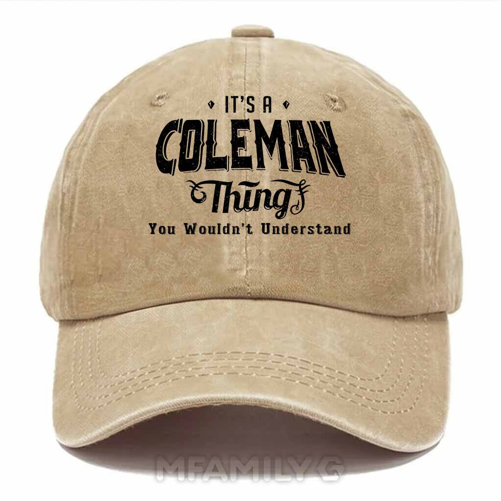 Coleman Thing Washed Baseball Cap
