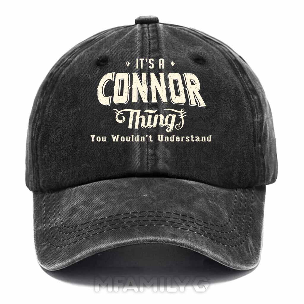 Connor Thing Washed Baseball Cap