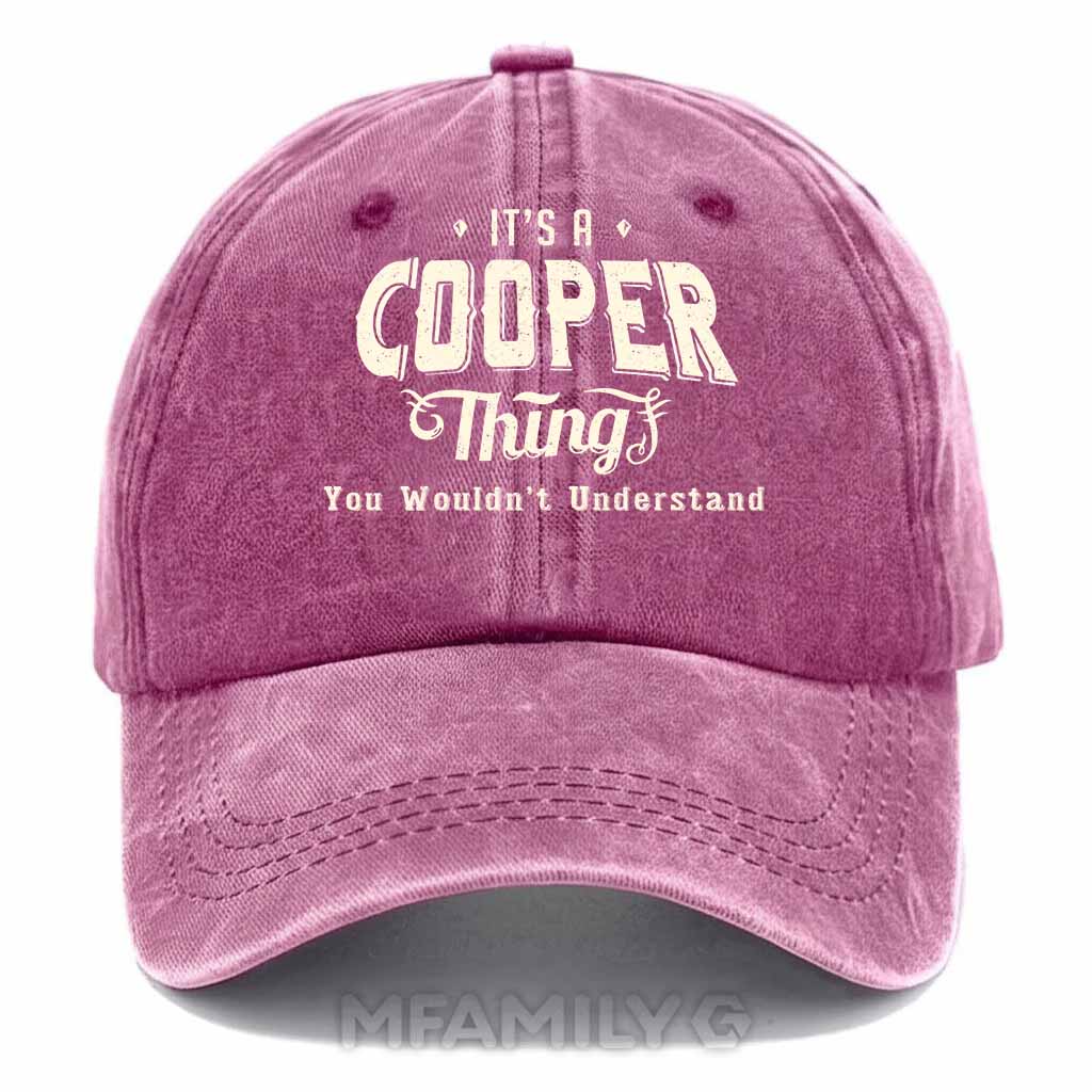 Cooper Thing Washed Baseball Cap
