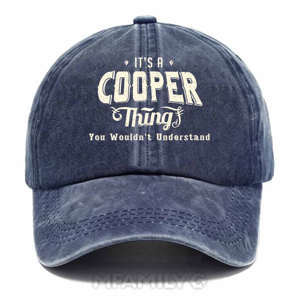 Cooper Thing Washed Baseball Cap
