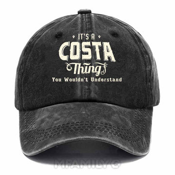 Costa Thing Washed Baseball Cap