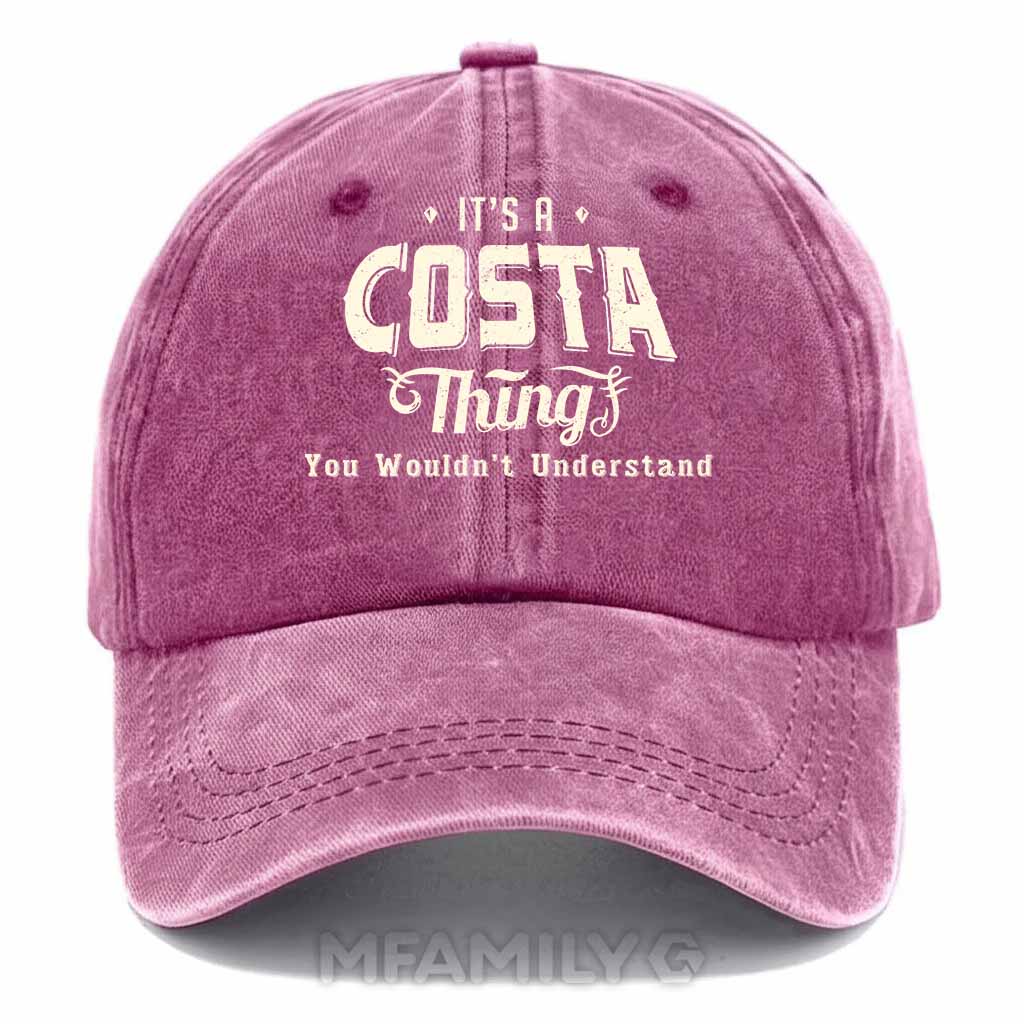 Costa Thing Washed Baseball Cap