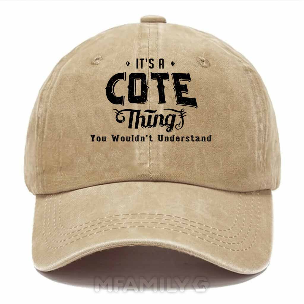 Cote Thing Washed Baseball Cap