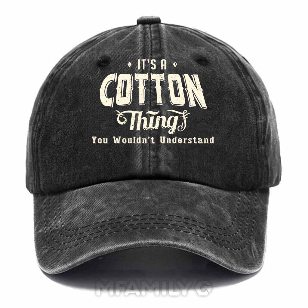 Cotton Thing Washed Baseball Cap