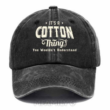 Cotton Thing Washed Baseball Cap