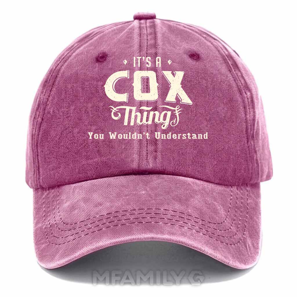 Cox Thing Washed Baseball Cap