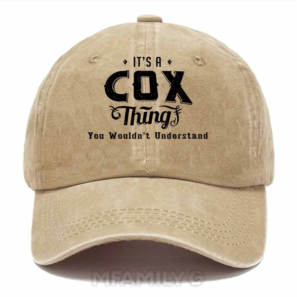 Cox Thing Washed Baseball Cap