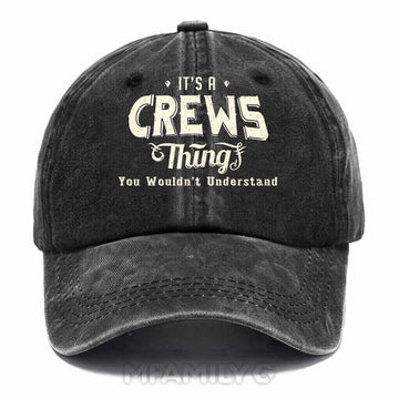 Crews Thing Washed Baseball Cap