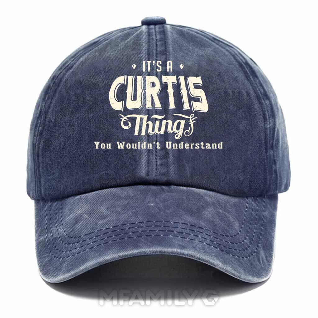 Curtis Thing Washed Baseball Cap