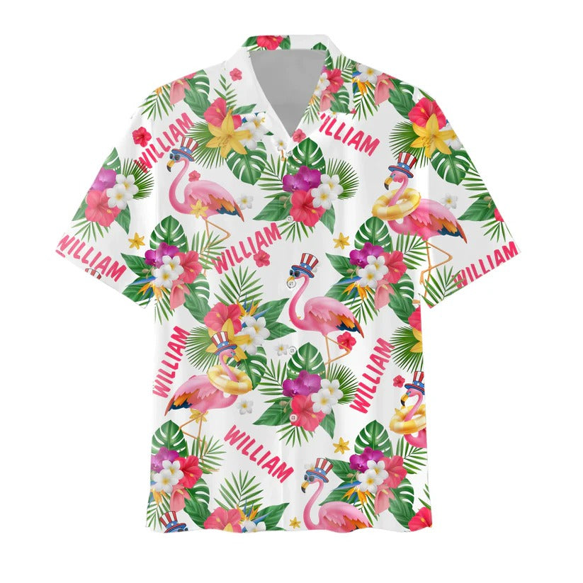 Custom Williams Family Hawaiian Floral Shirt
