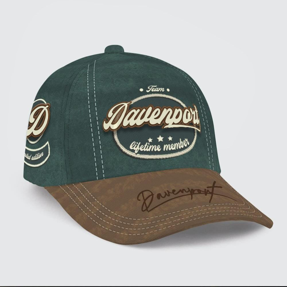 Davenport Vintage Lifetime Member Baseball Cap