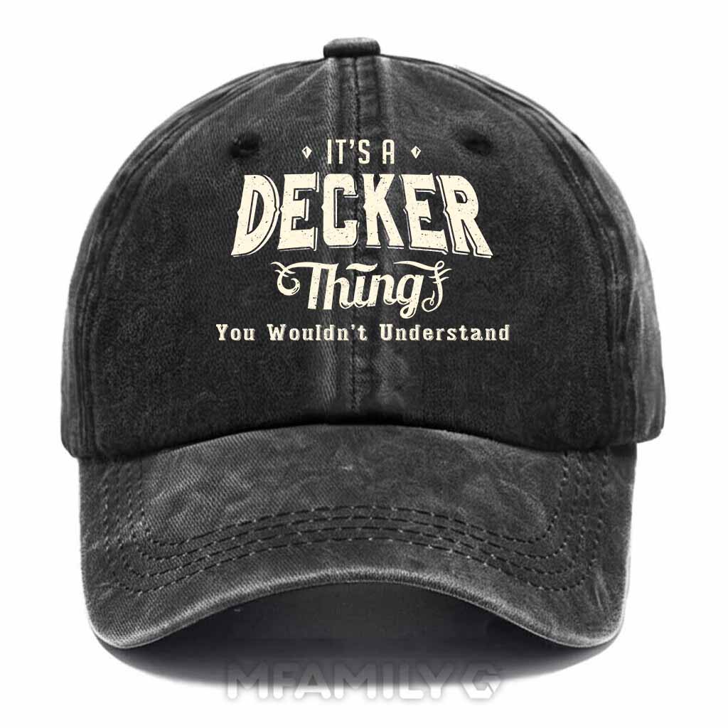 Decker Thing Washed Baseball Cap