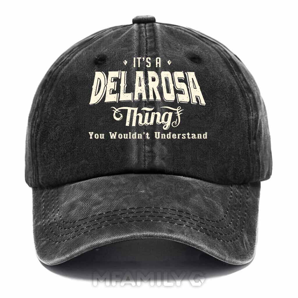 Delarosa Thing Washed Baseball Cap