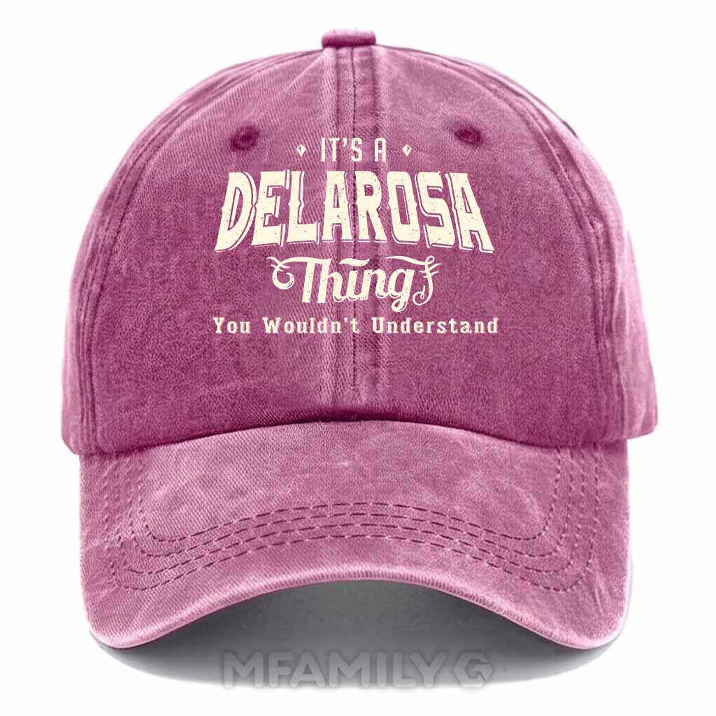 Delarosa Thing Washed Baseball Cap