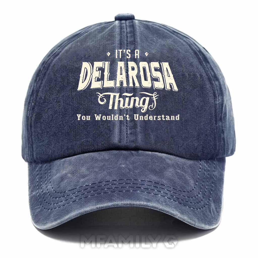 Delarosa Thing Washed Baseball Cap