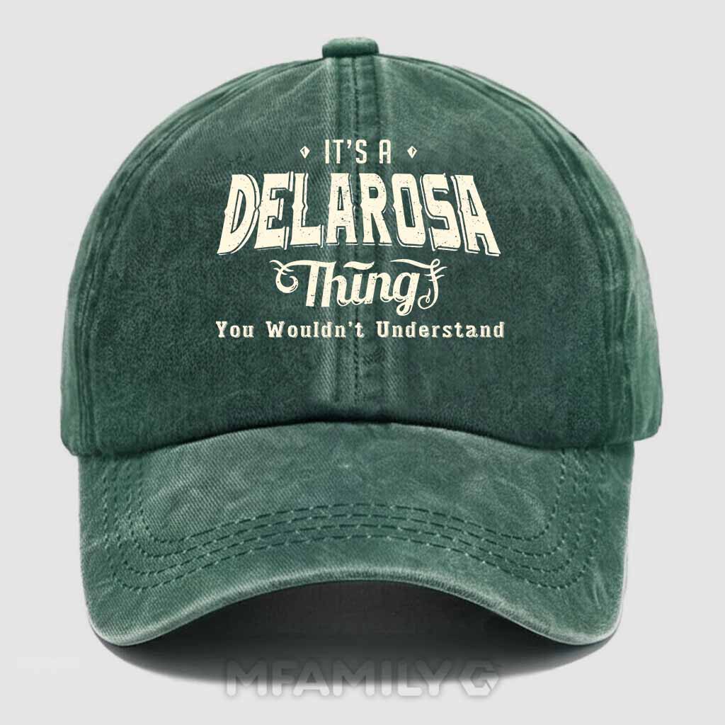 Delarosa Thing Washed Baseball Cap