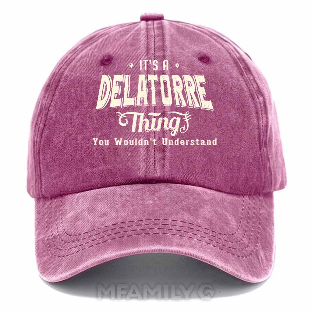 Delatorre Thing Washed Baseball Cap