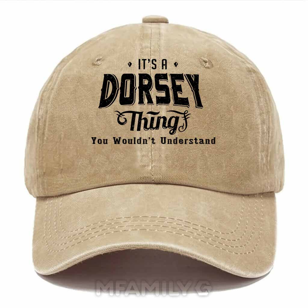 Dorsey Thing Washed Baseball Cap
