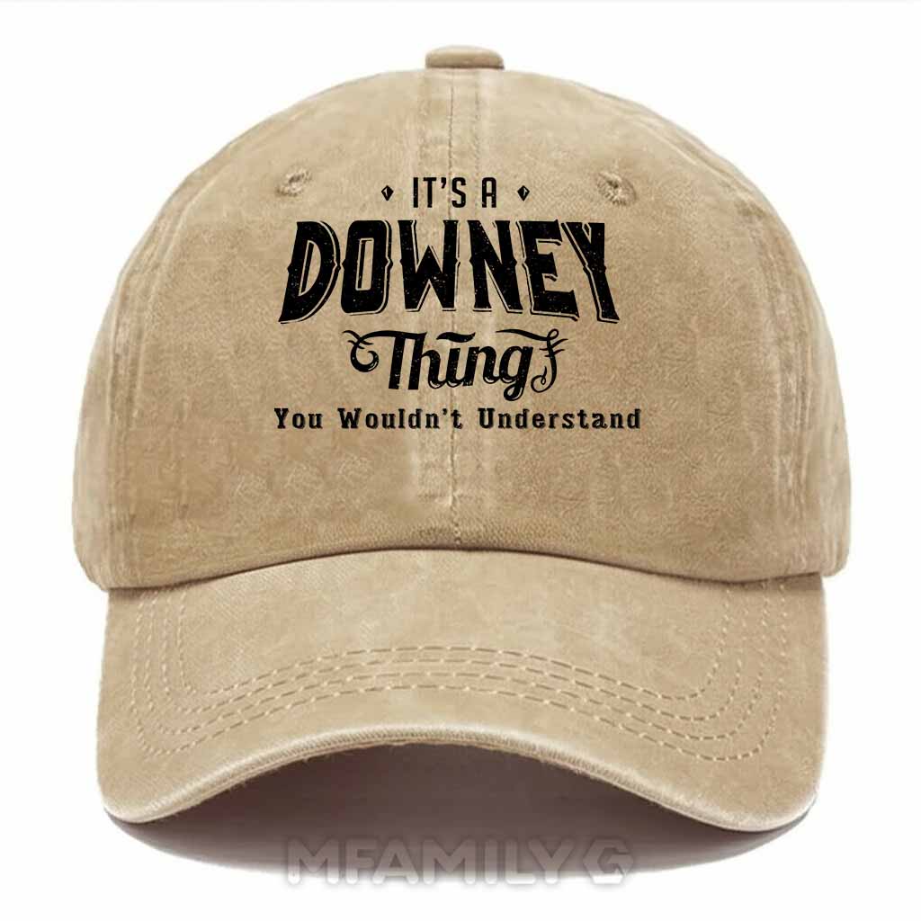 Downey Thing Washed Baseball Cap