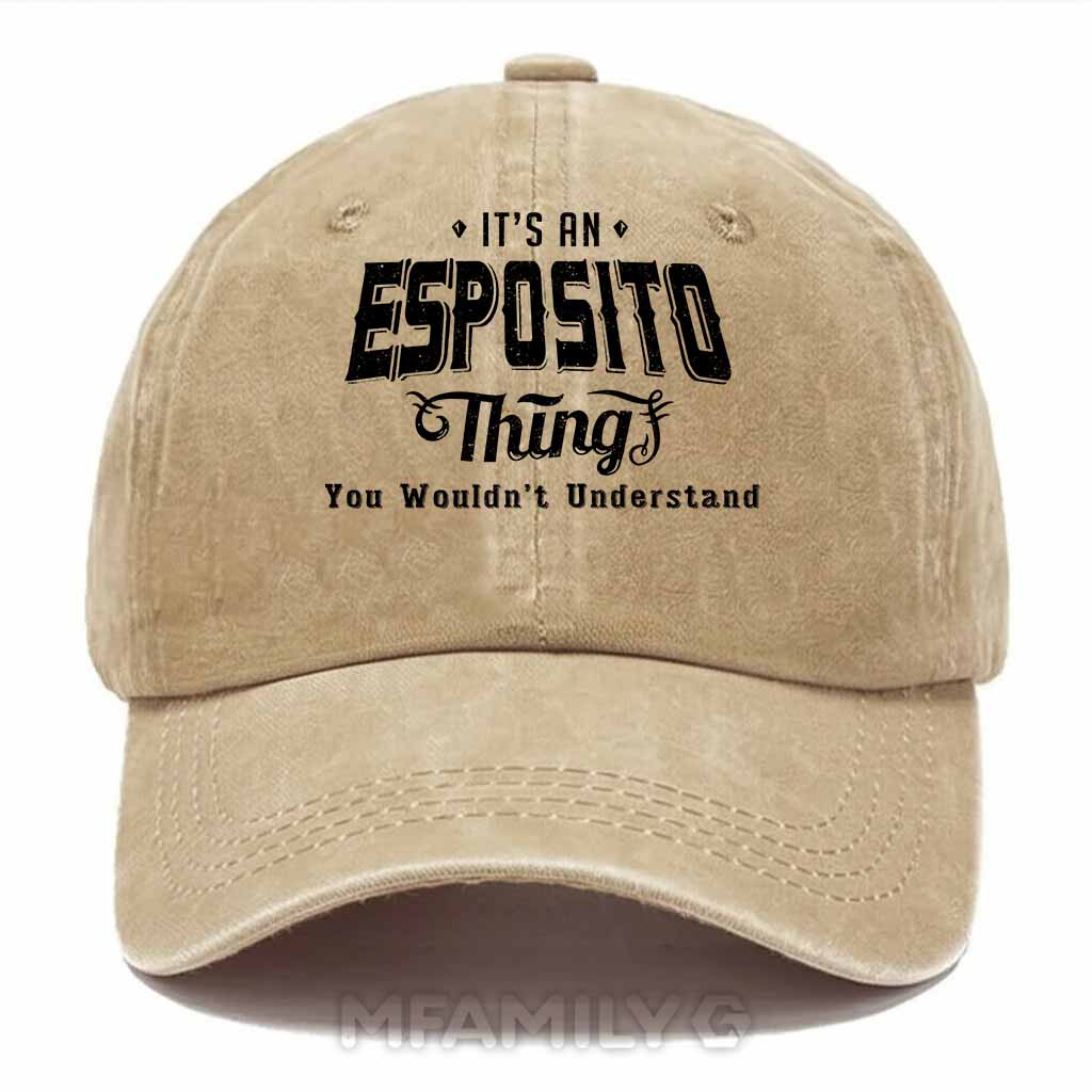 Esposito Thing Washed Baseball Cap