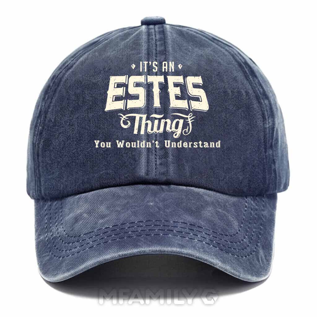 Estes Thing Washed Baseball Cap