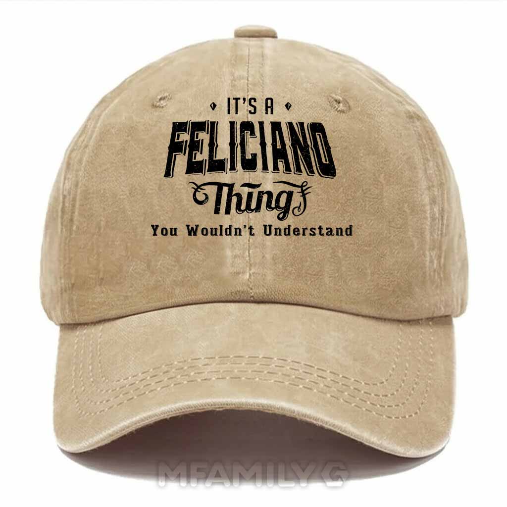 Feliciano Thing Washed Baseball Cap