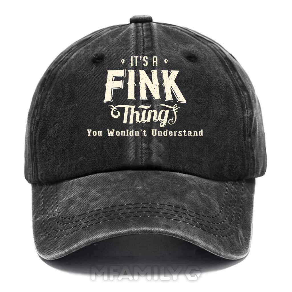 Fink Thing Washed Baseball Cap