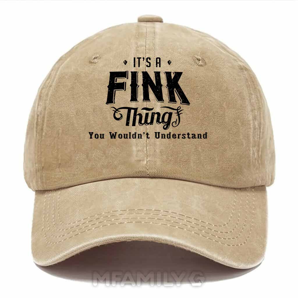 Fink Thing Washed Baseball Cap