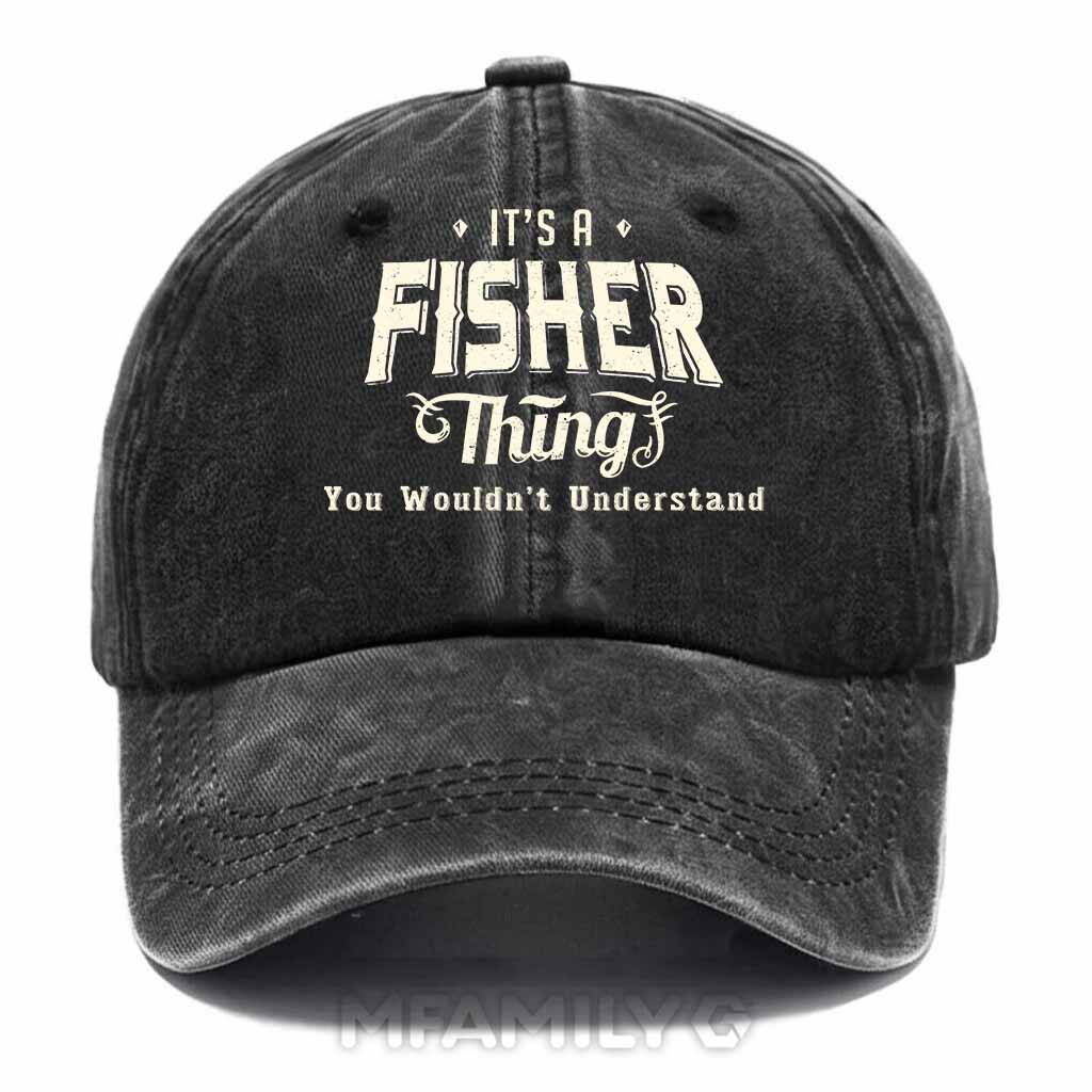 Fisher Thing Washed Baseball Cap