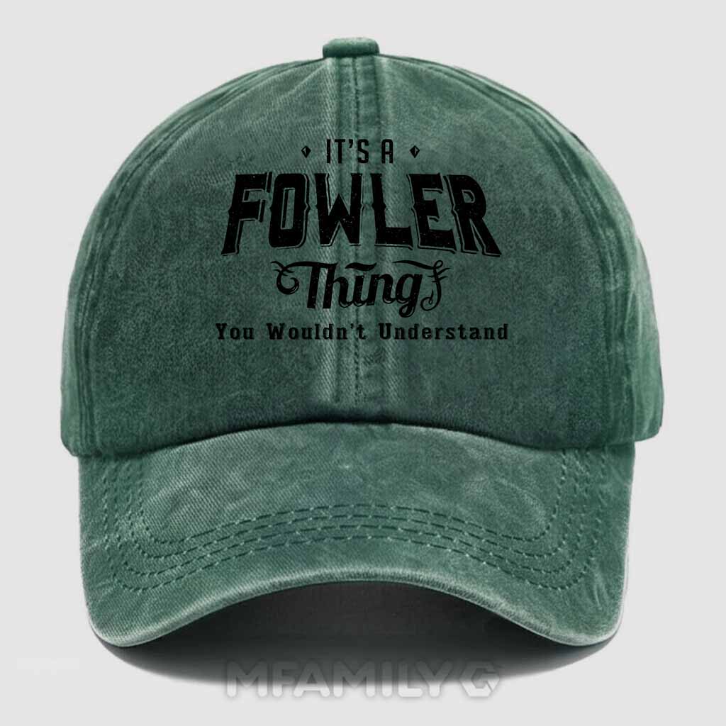 Fowler Thing Washed Baseball Cap