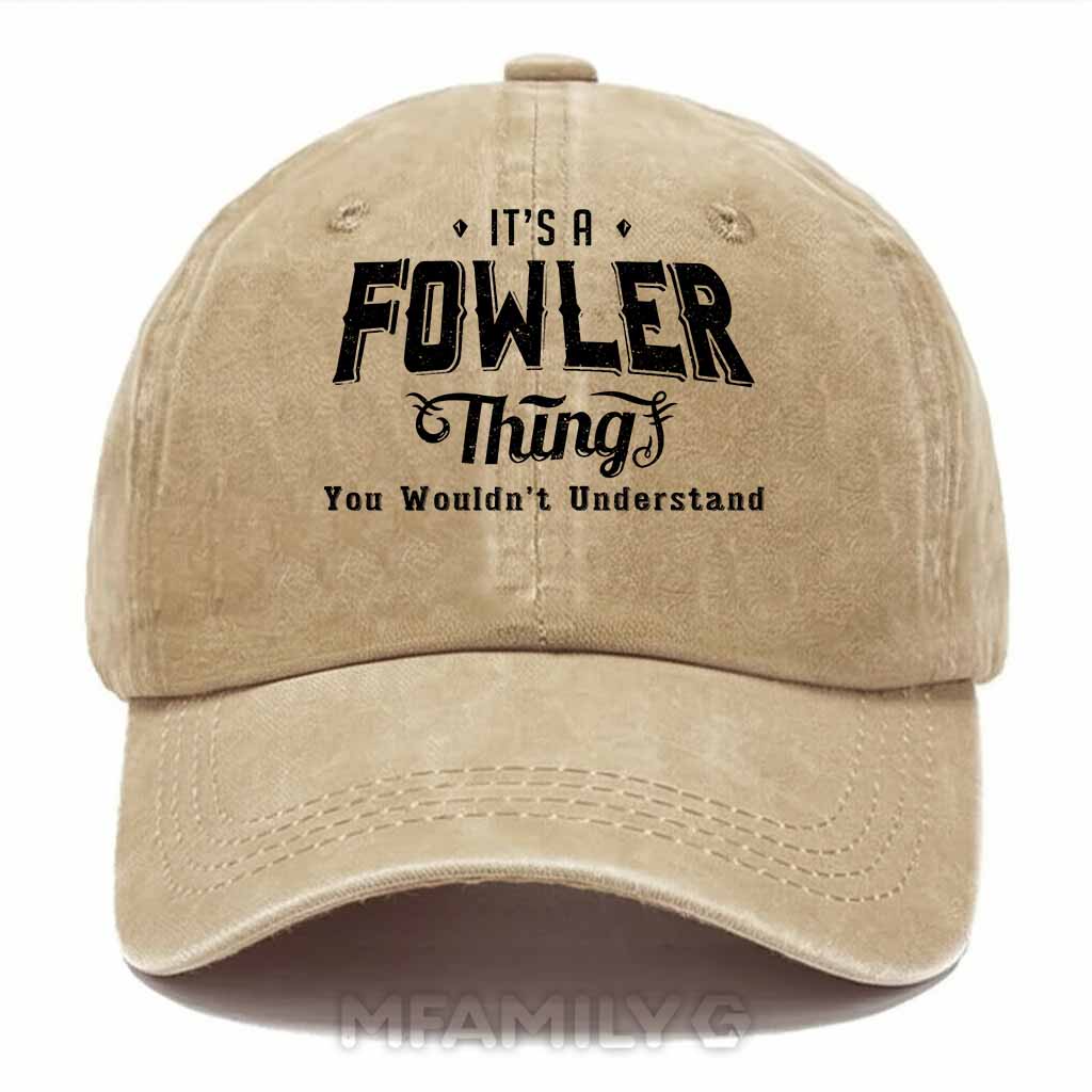 Fowler Thing Washed Baseball Cap