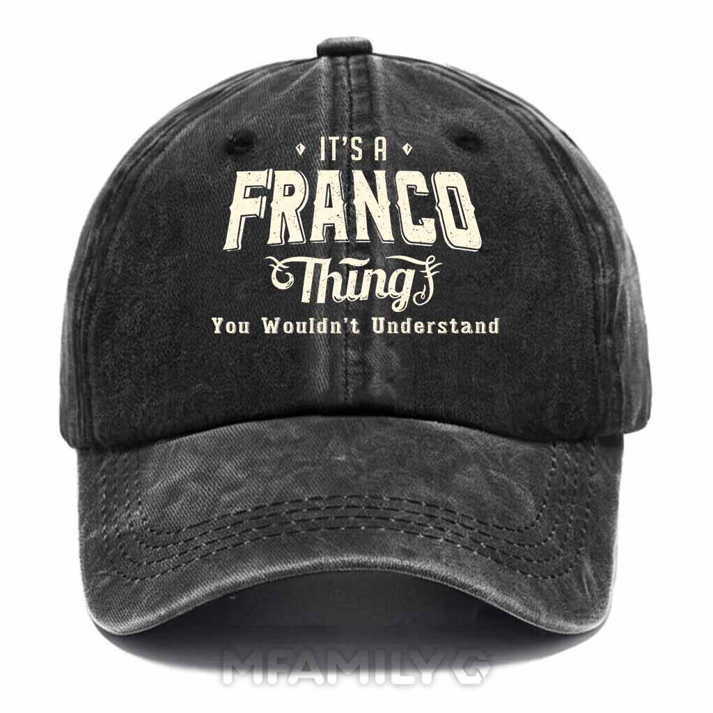 Franco Thing Washed Baseball Cap