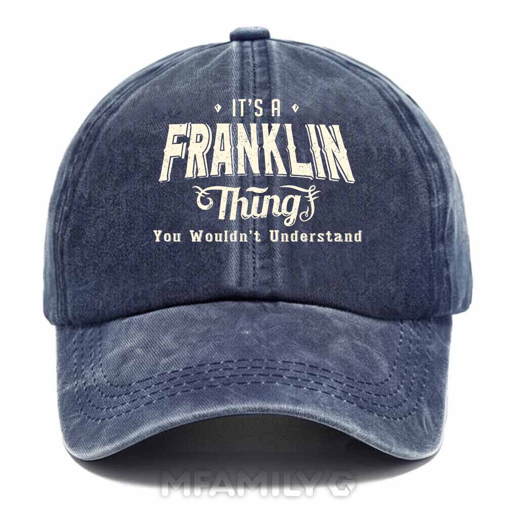 Franklin Thing Washed Baseball Cap
