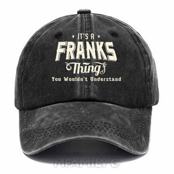 Franks Thing Washed Baseball Cap