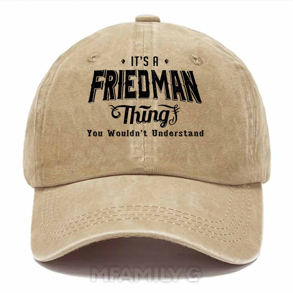 Friedman Thing Washed Baseball Cap