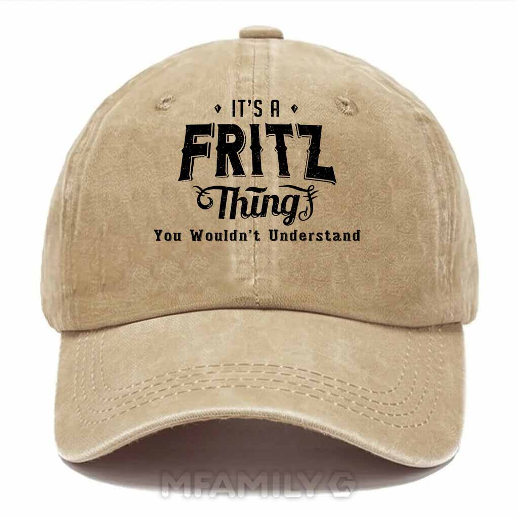 Fritz Thing Washed Baseball Cap