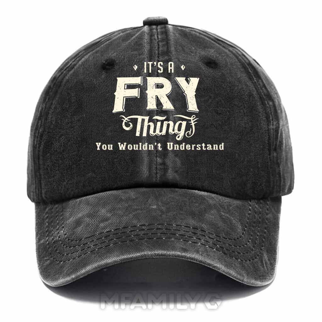 Fry Thing Washed Baseball Cap