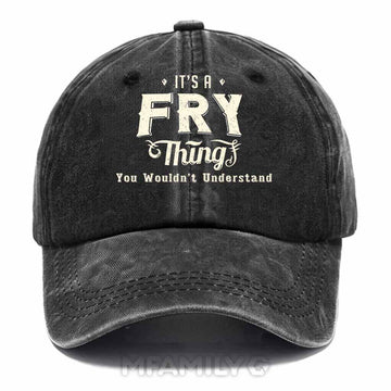 Fry Thing Washed Baseball Cap