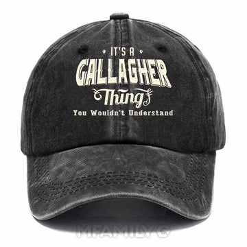 Gallagher Thing Washed Baseball Cap