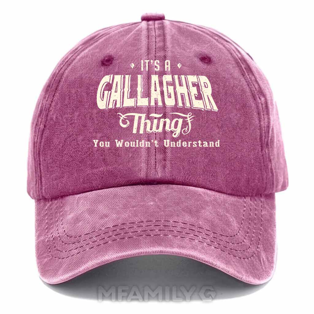 Gallagher Thing Washed Baseball Cap