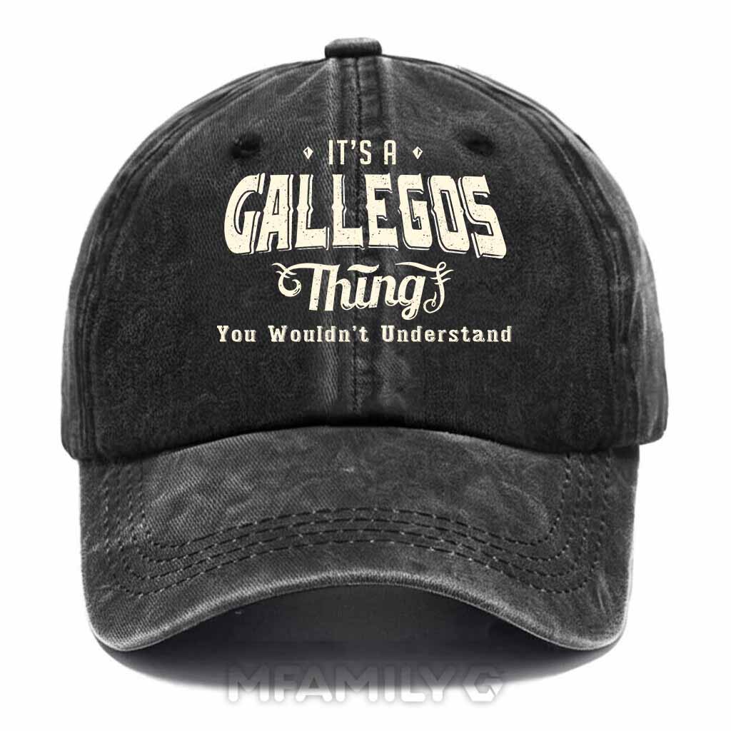 Gallegos Thing Washed Baseball Cap