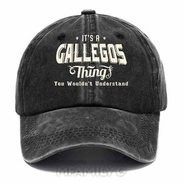 Gallegos Thing Washed Baseball Cap