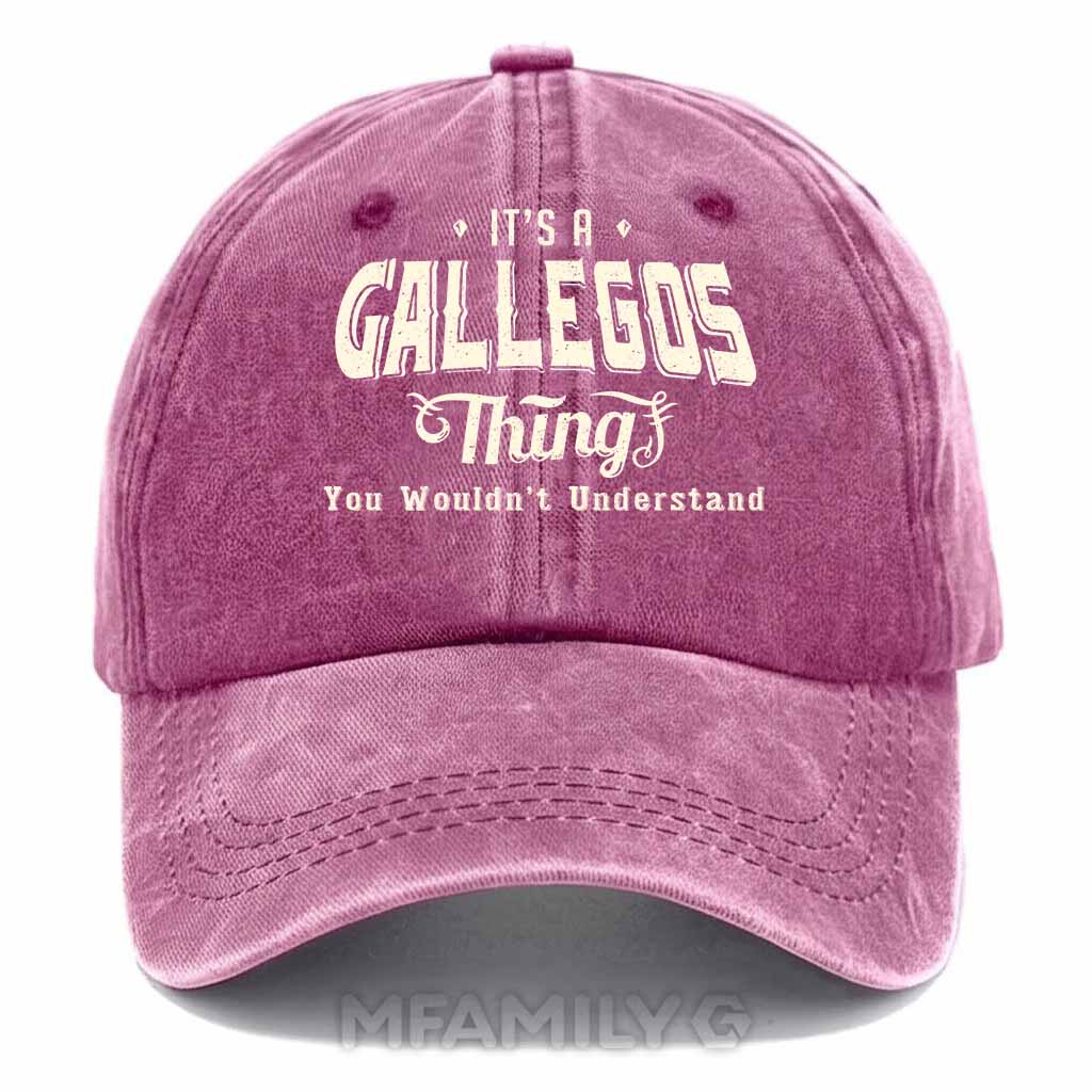 Gallegos Thing Washed Baseball Cap