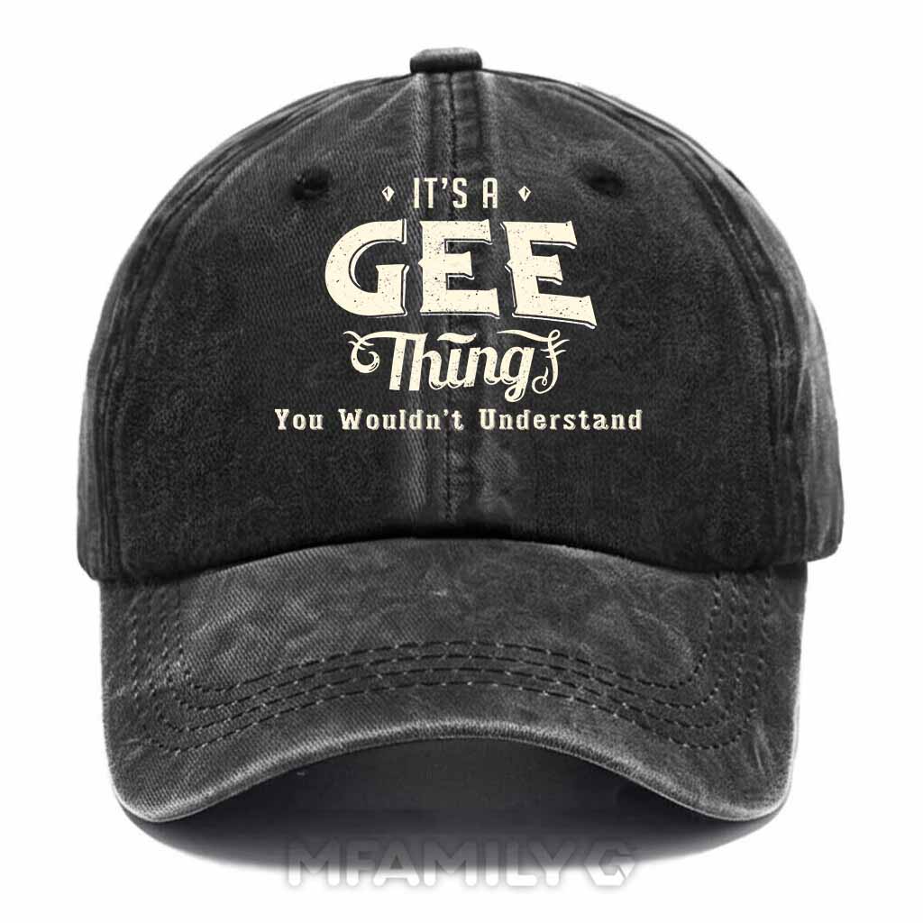 Gee Thing Washed Baseball Cap