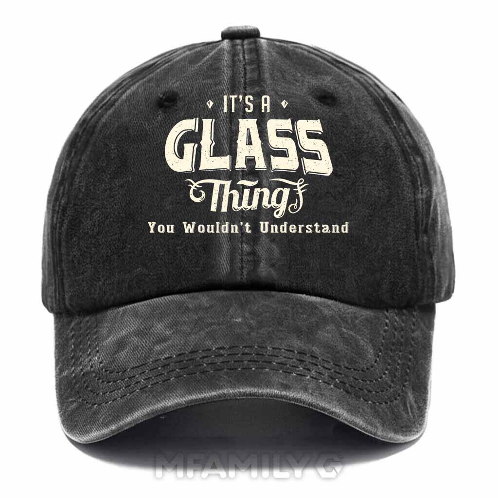 Glass Thing Washed Baseball Cap