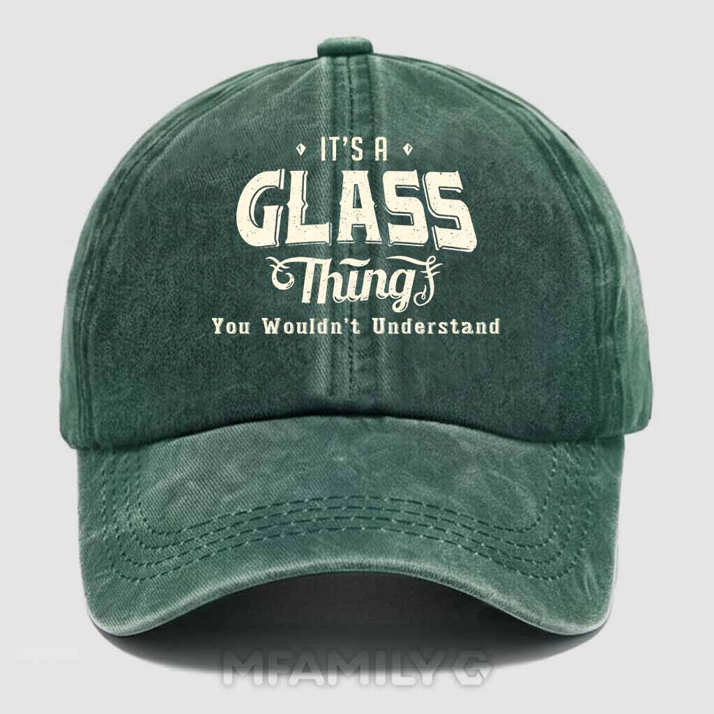 Glass Thing Washed Baseball Cap