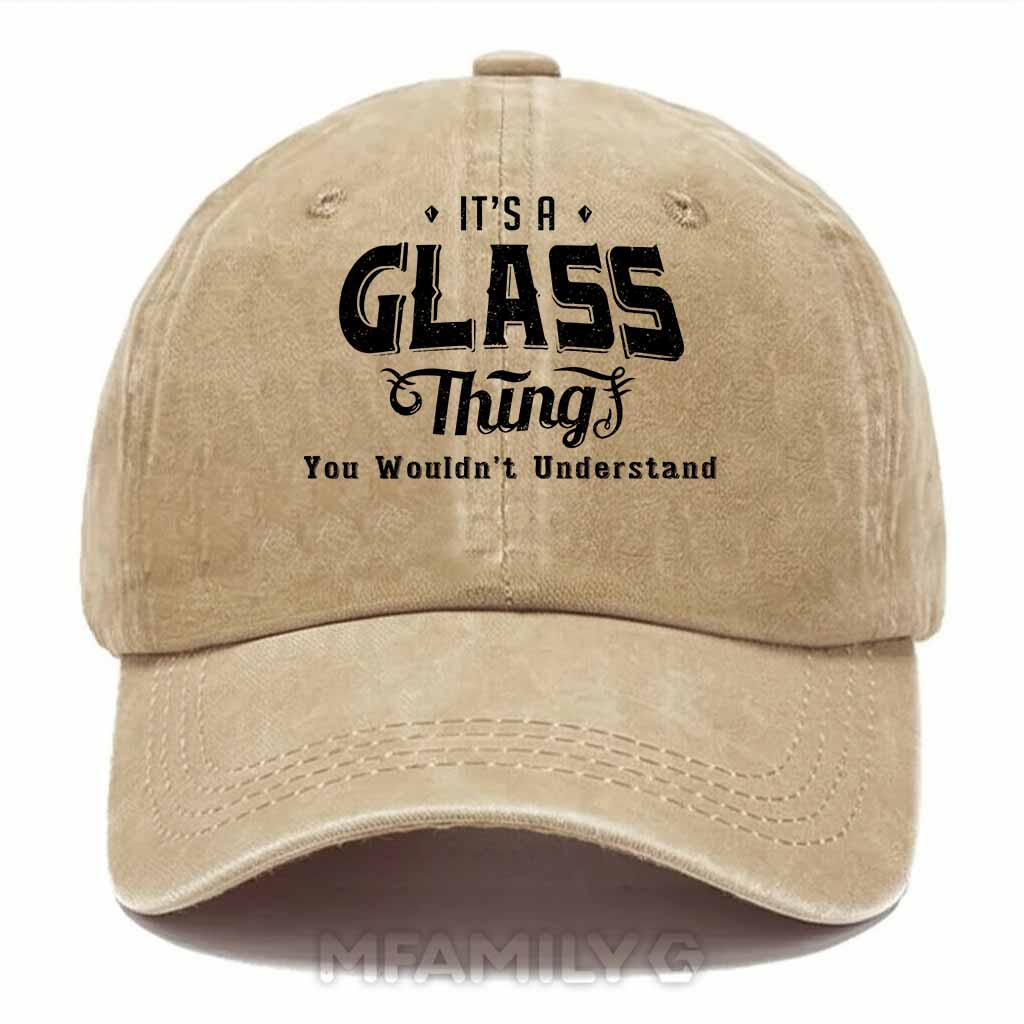 Glass Thing Washed Baseball Cap