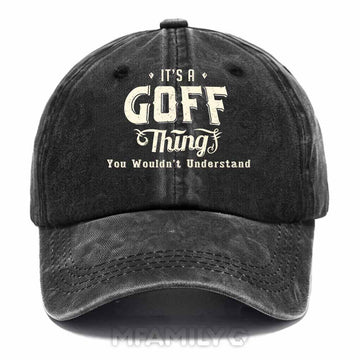 Goff Thing Washed Baseball Cap