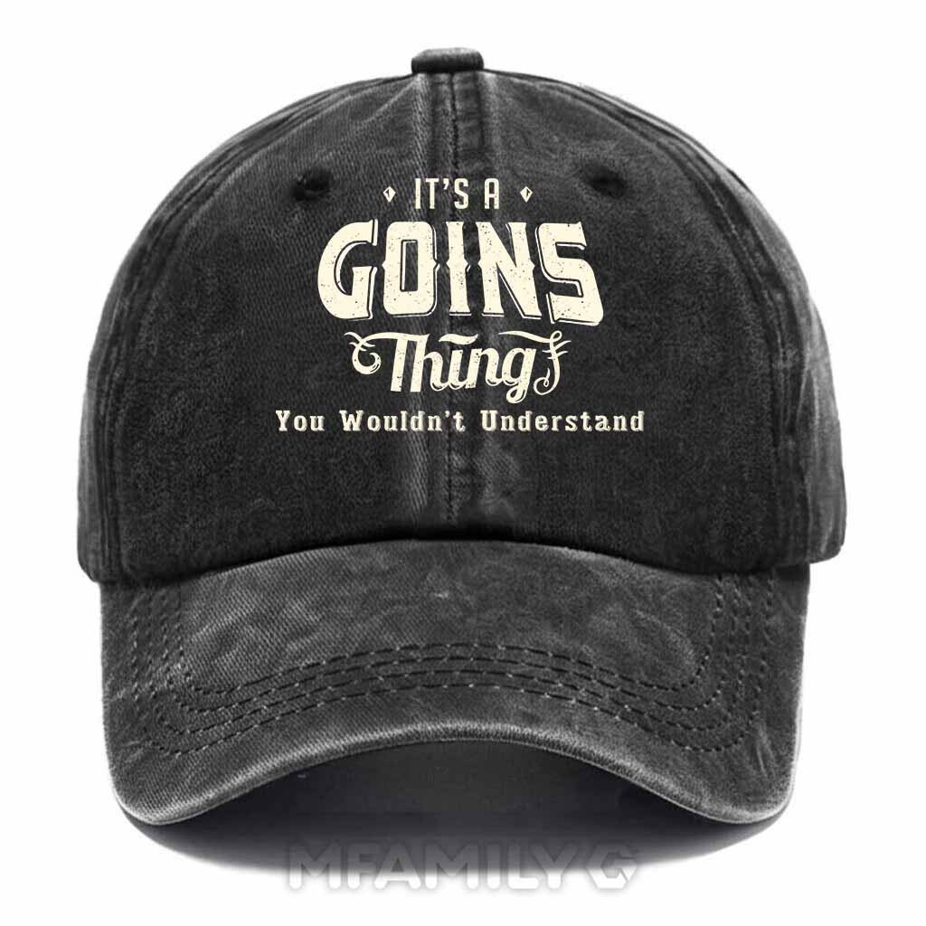 Goins Thing Washed Baseball Cap