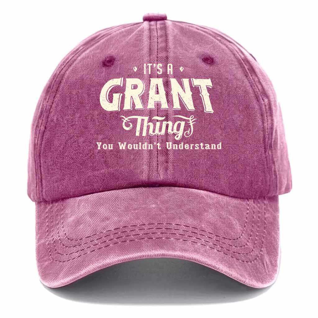 Grant Thing Washed Baseball Cap
